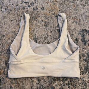 Lululemon Athletica Cream Sports Bra